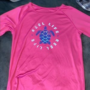 Dri-Fit Dark Pink fishing shirt
